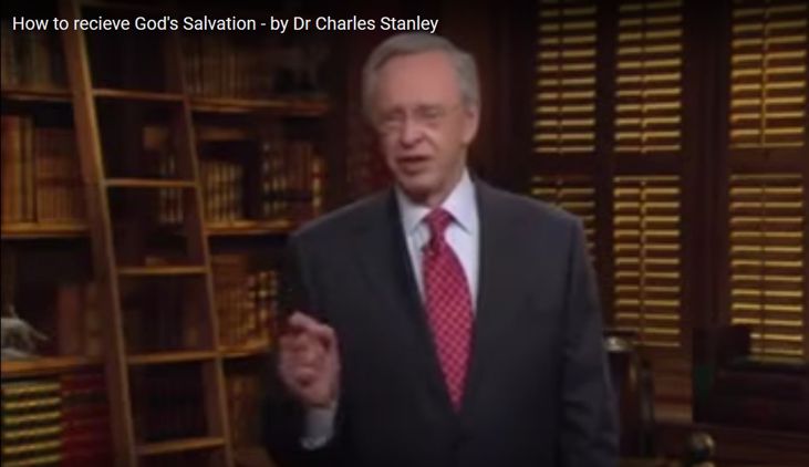 video of Charles Stanley presenting the gospel