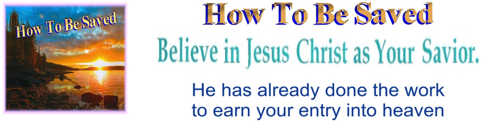 How To Be Saved logo