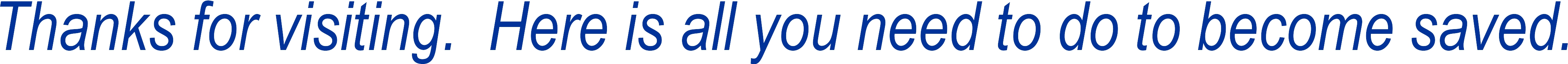 Thanks For Visiting